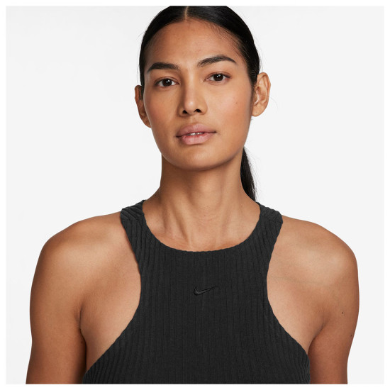 Nike Γυναικείο φόρεμα Sportswear Chill Knit Ribbed Midi Dress